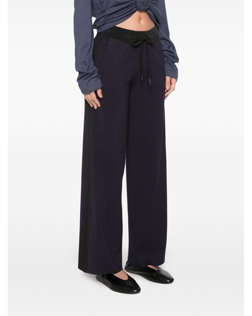 Elisabetta Franchi Blue Pantalon Tricot