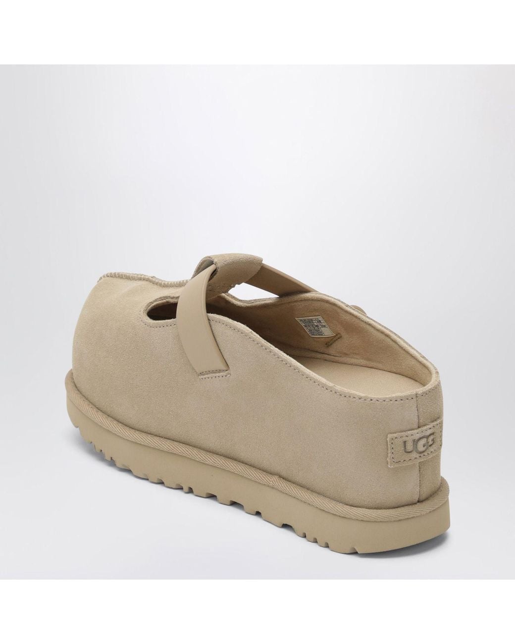 Ugg Natural Goldenstar Hi Suede Clogs