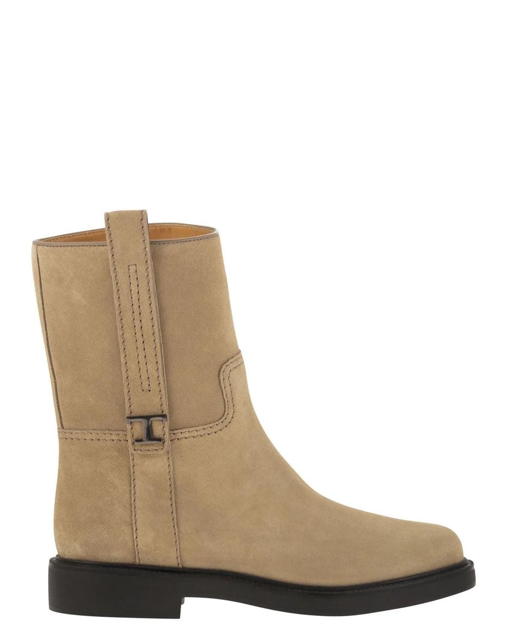 Tod's Brown Suede Ankle Boot