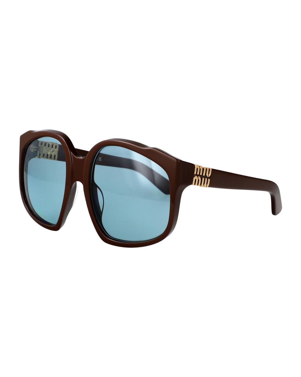Miu Miu Blue Acetate Sunglasses