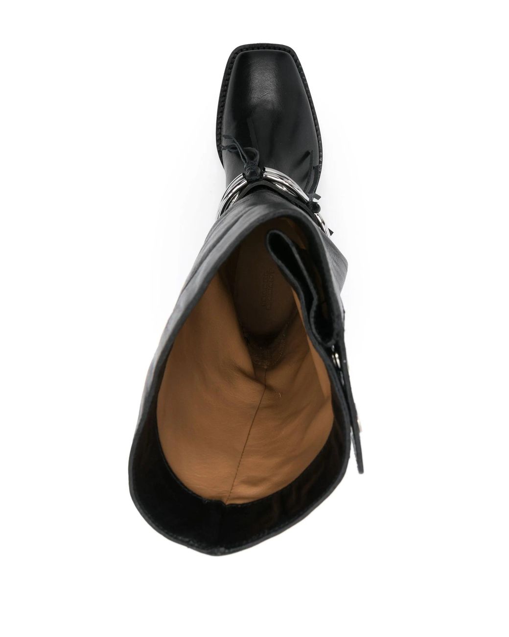 Isabel Marant Black Calf Cow Leather Ademe
