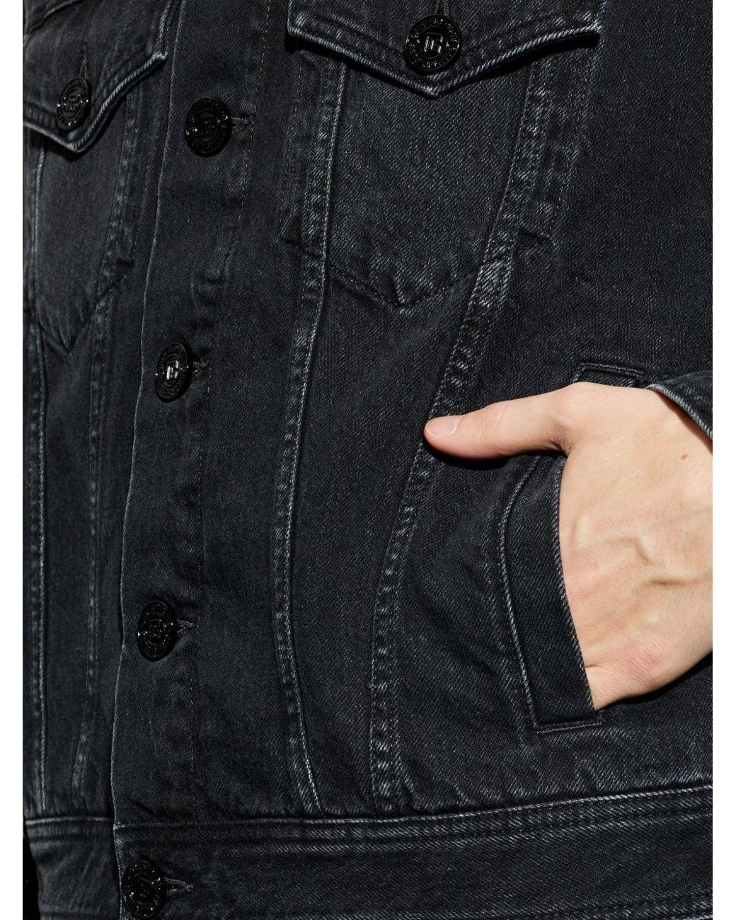 Balmain Blue Denim Jacket for men