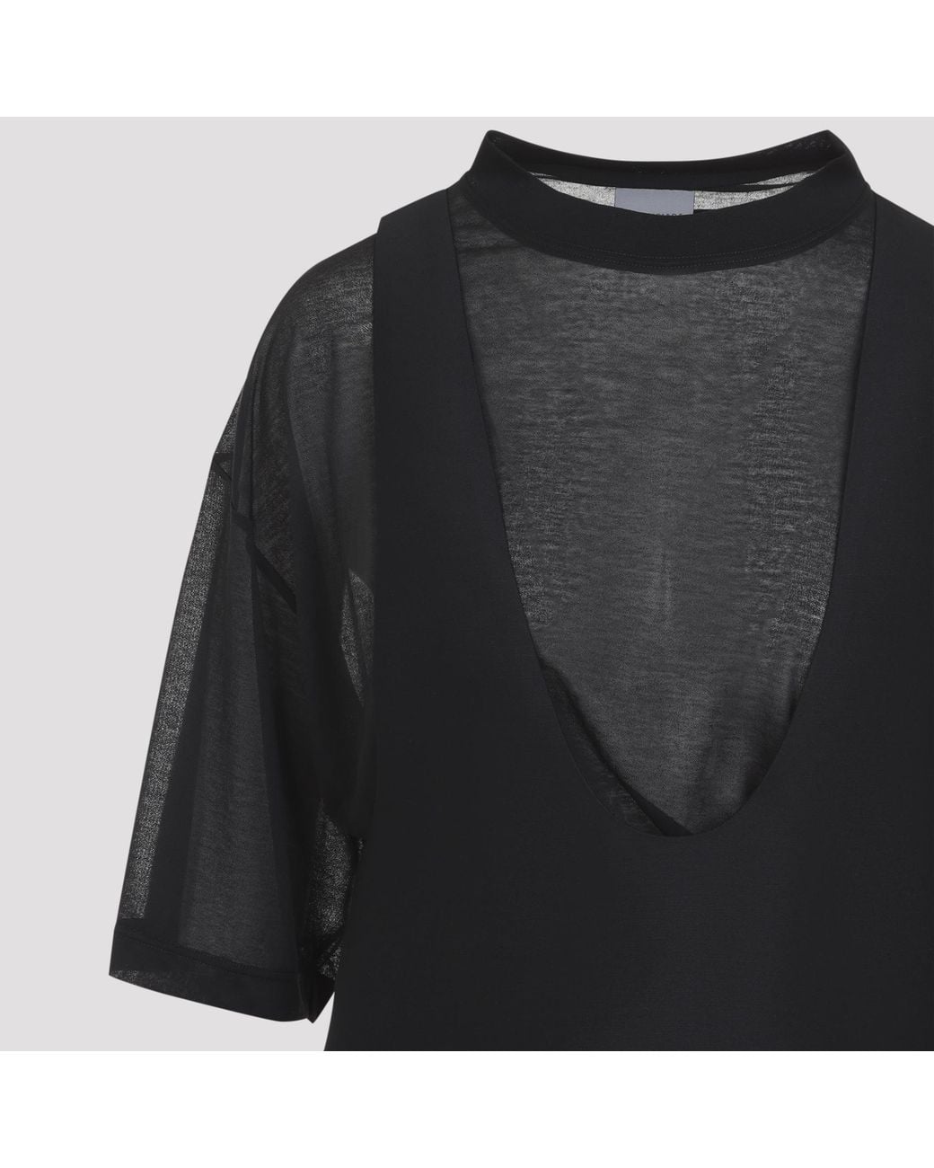 Balenciaga Black Tshirt Dress