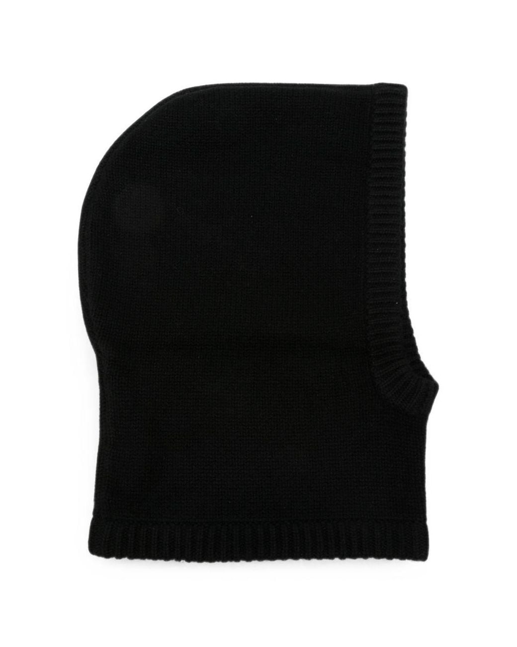 Soft Goat Black Cashmere Balaclava