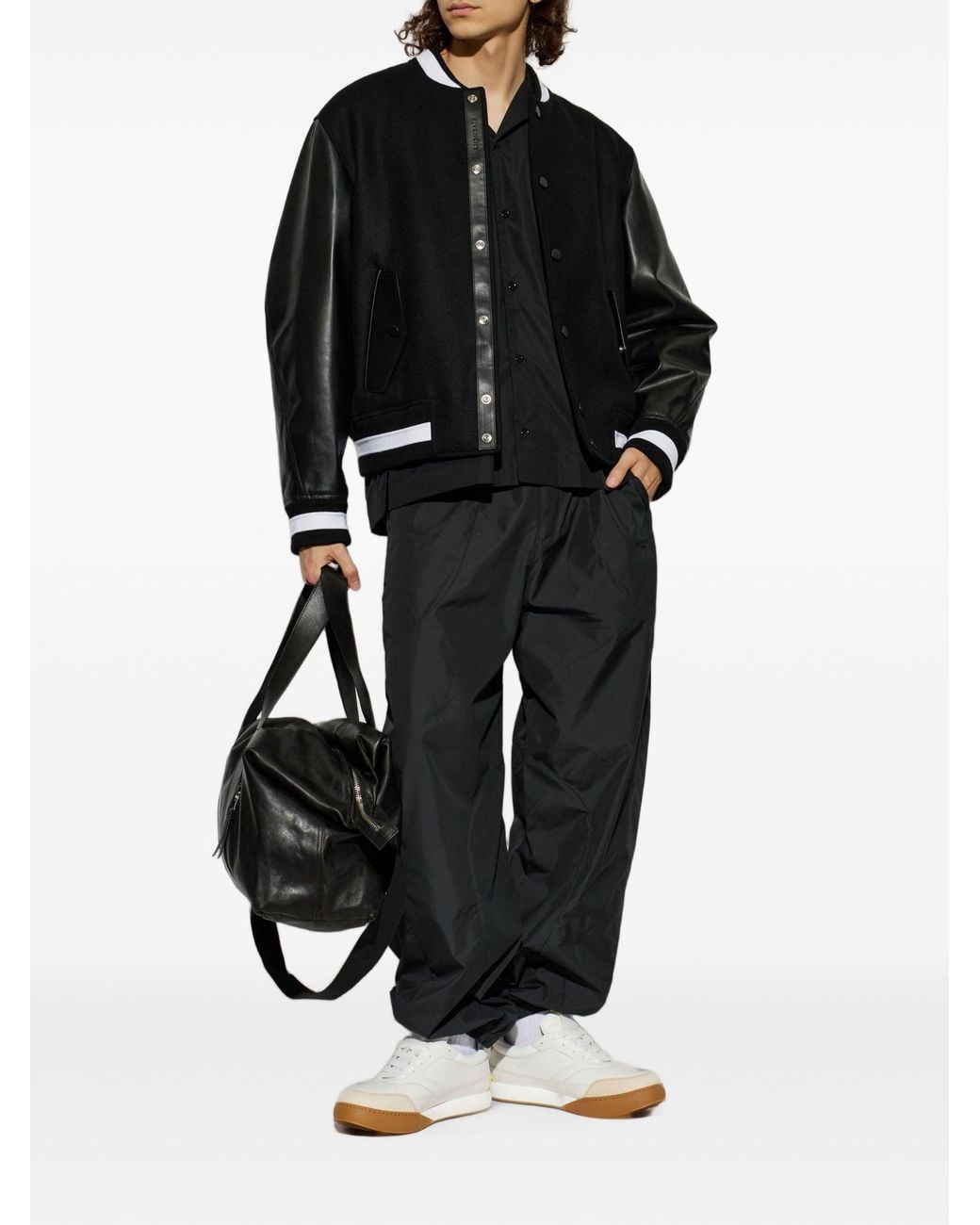 Givenchy Black Couture Seam Jogging Pants for men