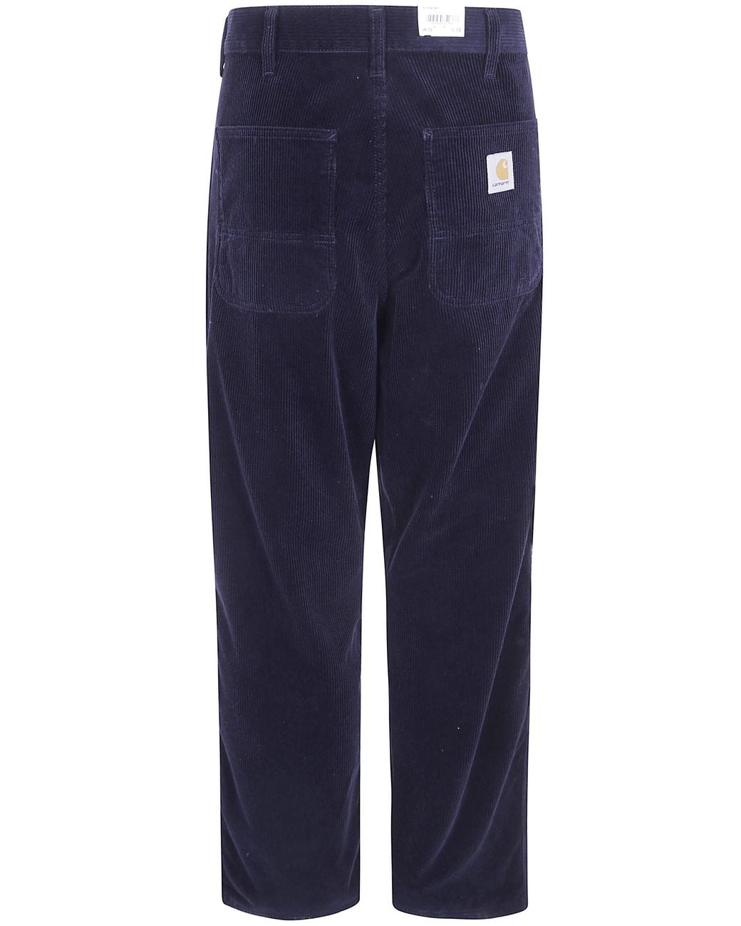 Carhartt Blue "Simple" Pant 100% Cotton 'Coventry' Corduroy, 8 Wales, 9.7 Oz for men