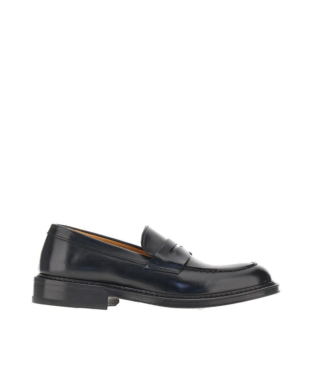 JUAN LACARCEL BY CALCE Black Leather Loafers for men