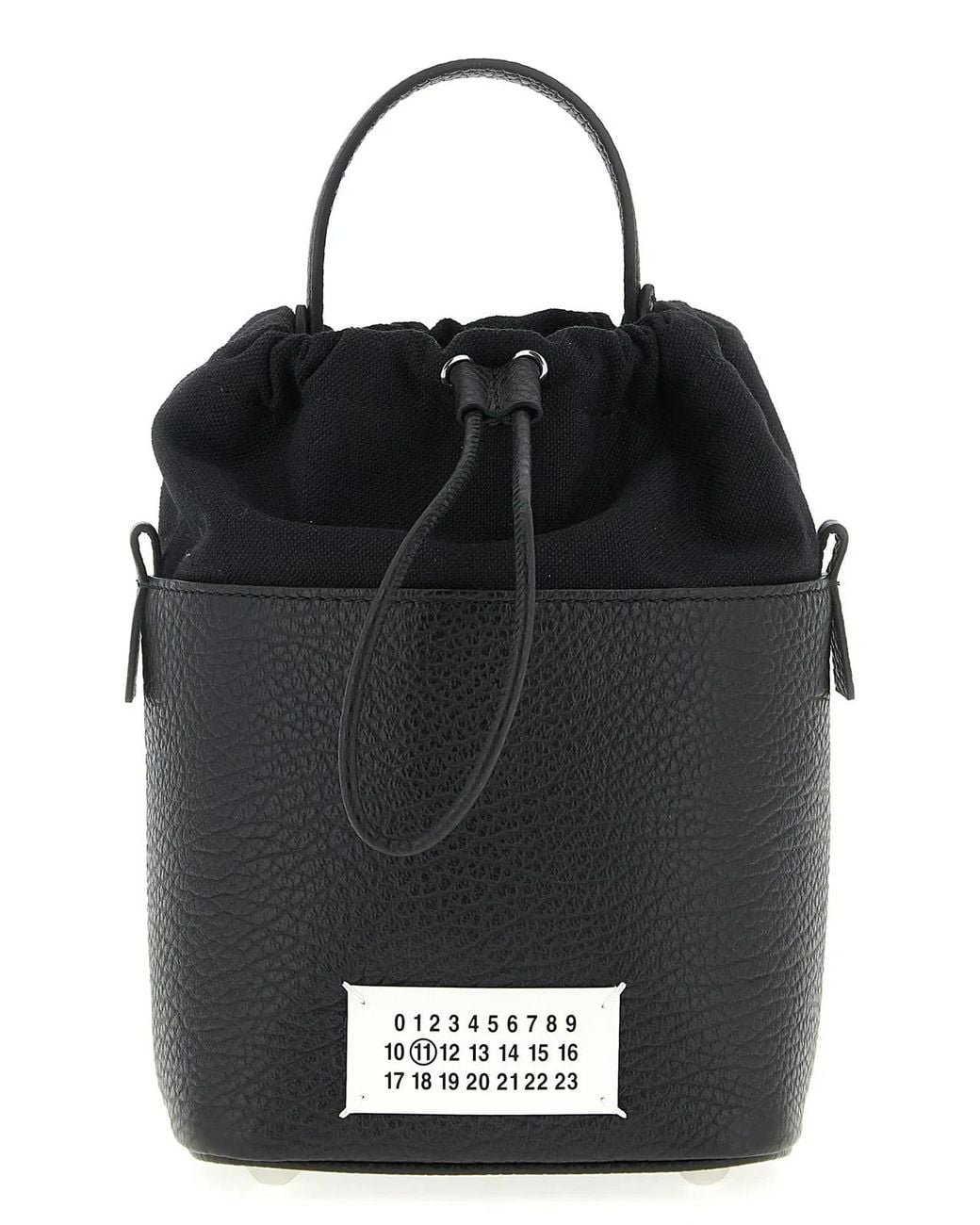 Maison Margiela Black '5Ac' Bucket Bag