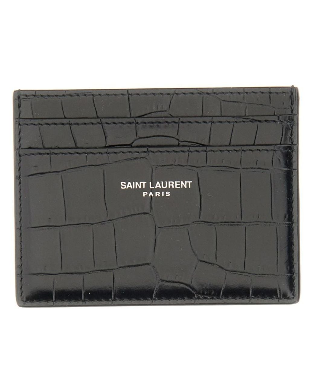 Saint Laurent Black Portacarte for men