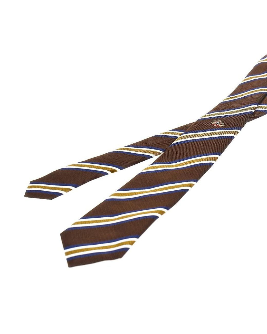 Emporio Armani Black Silk Necktie With Jacquard Motif for men