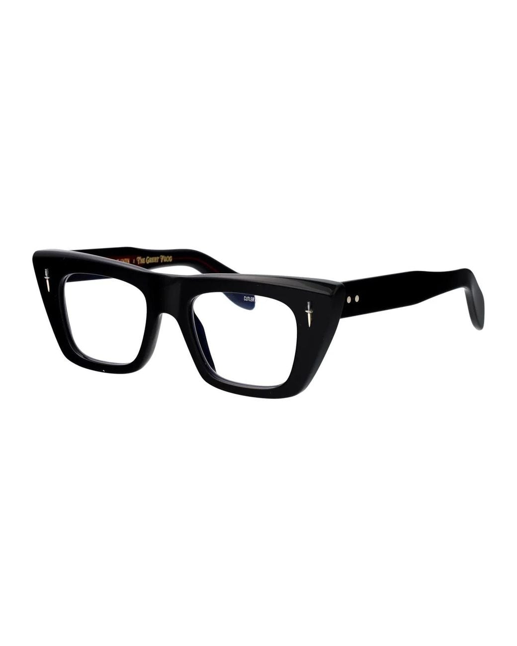Cutler & Gross Black Acetate Optical Glasses