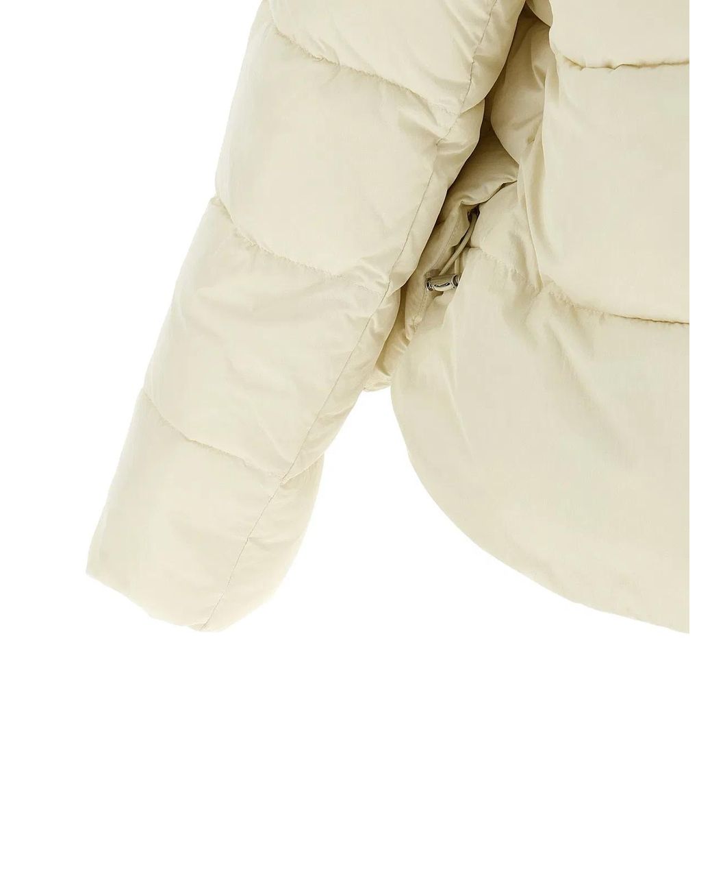 Pinko Natural 'Love Birds' Logo Down Jacket