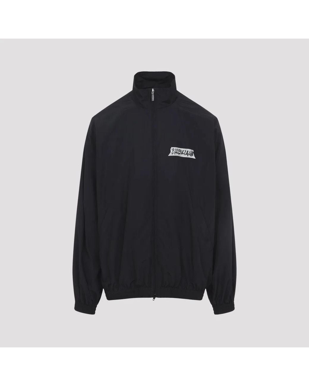 Balenciaga Black Cotton Jackets Medium Tracksuit for men