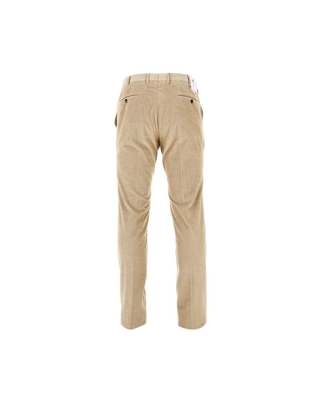 PT Torino Natural Corduroy Slim Fit Pants for men