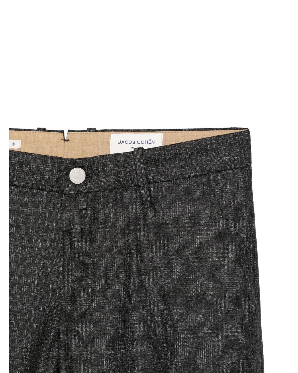 Jacob Cohen Gray Dark Wool Slim Bobby for men