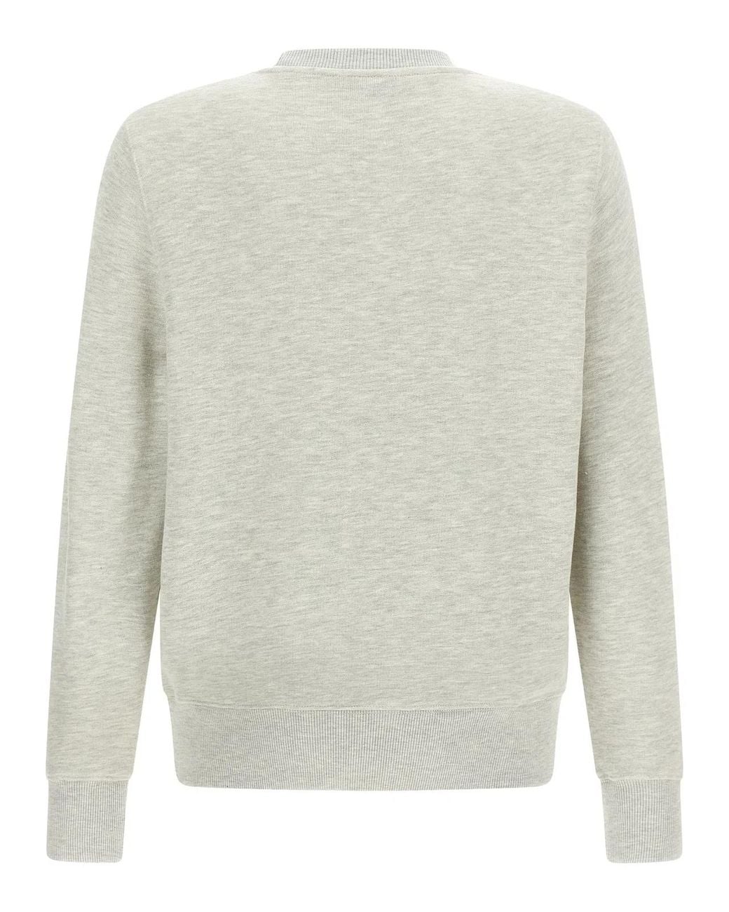 Autry White Logo Embroidery Sweatshirt for men