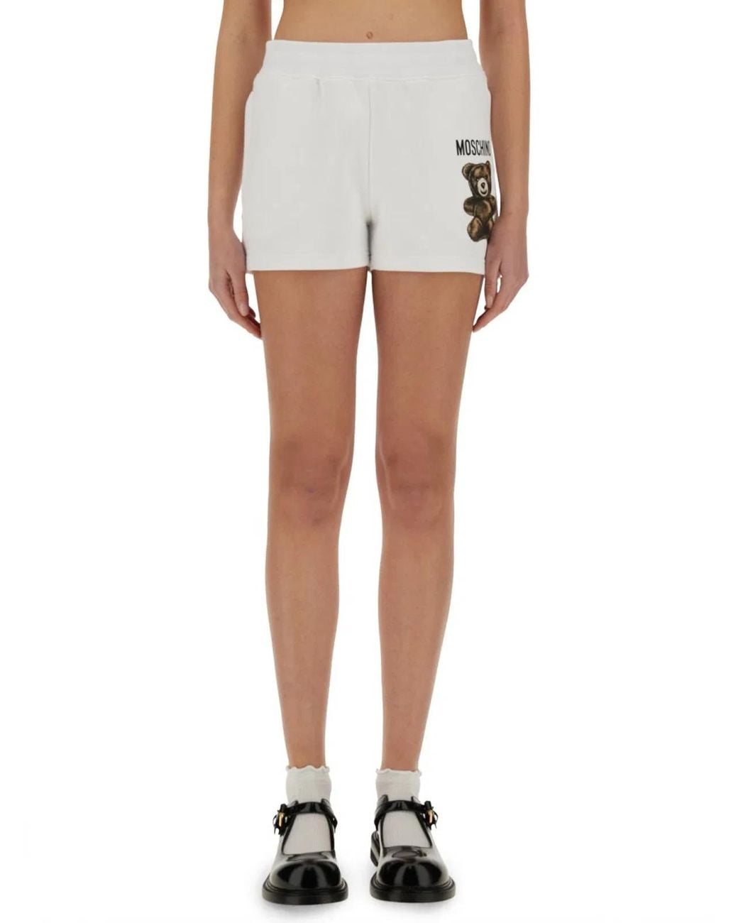 Moschino Couture White Teddy Bear Shorts
