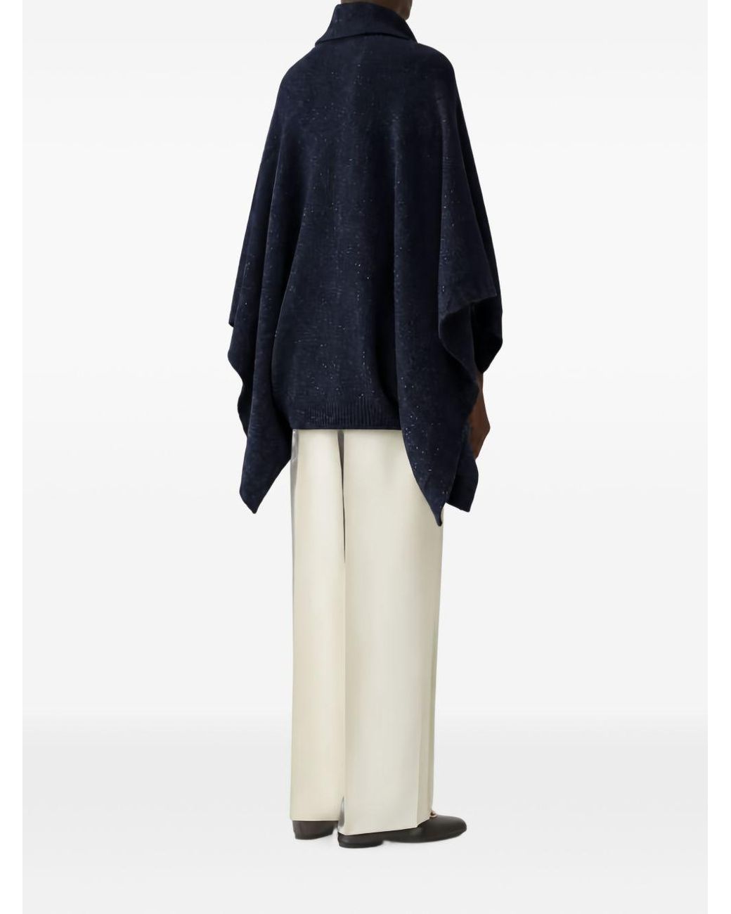 Fabiana Filippi Blue Wool Polyamide Sweater