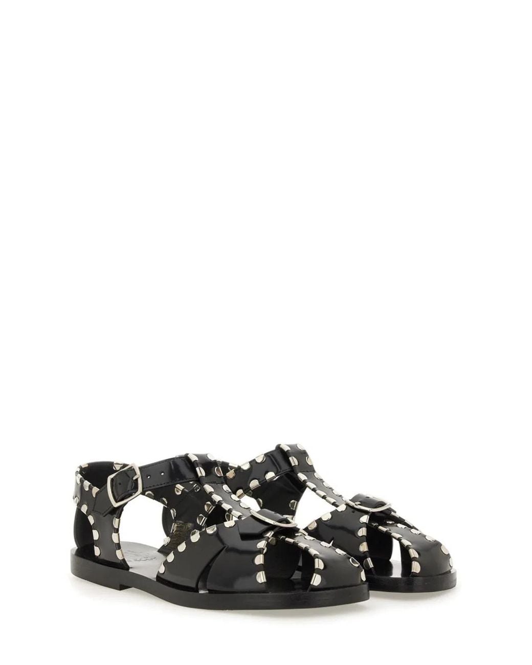 Bally Black Pasely" Sandals