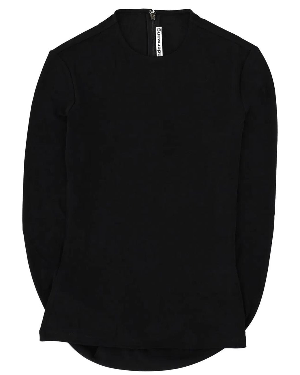 Alexander Wang Black Draped Back Top