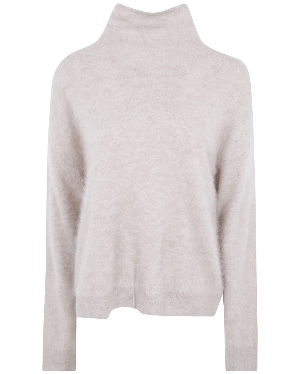 ABSOLUT CASHMERE White "Solange" Turtle Neck Sweater