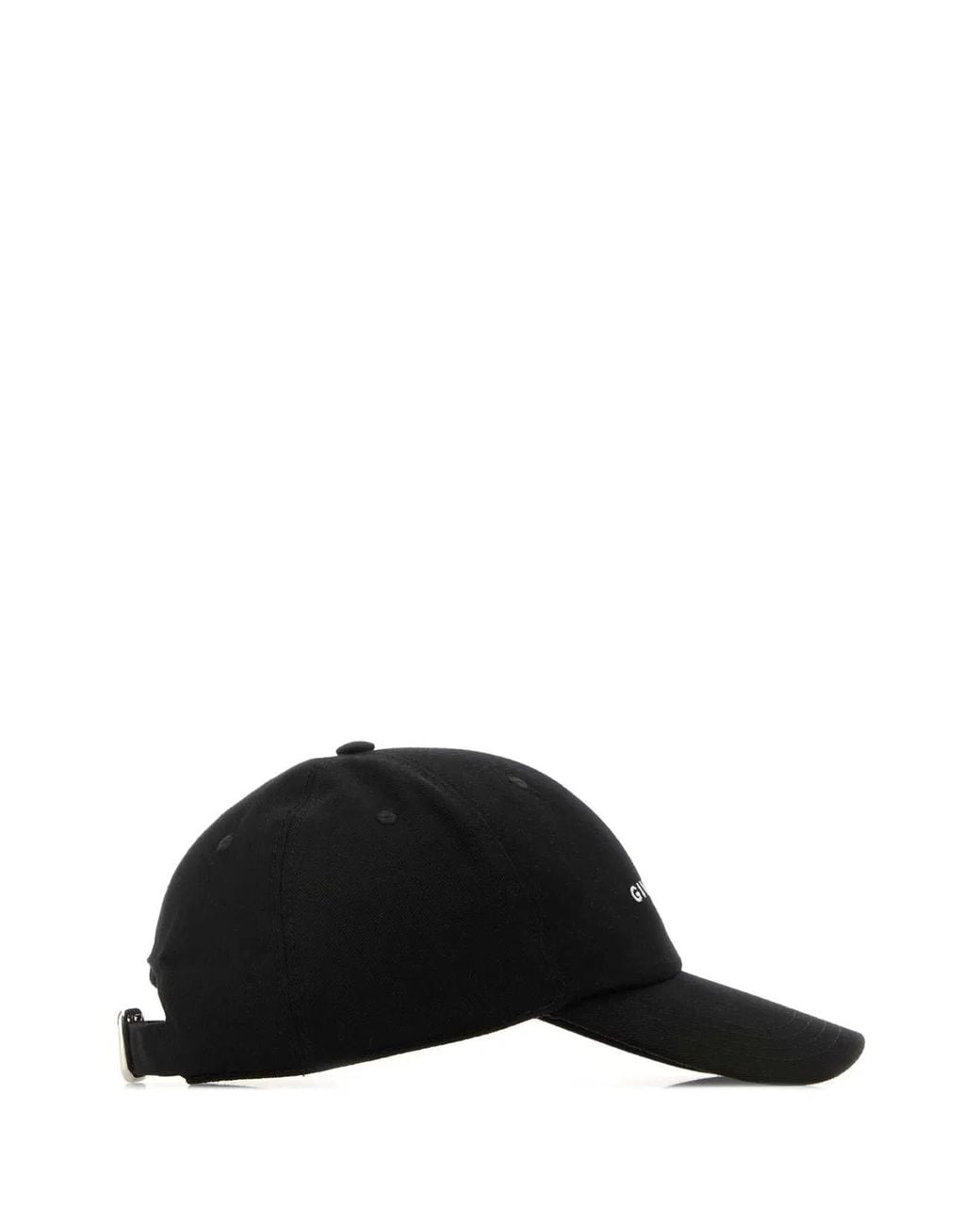 Givenchy Black Cotton Blend Baseball Cap for men