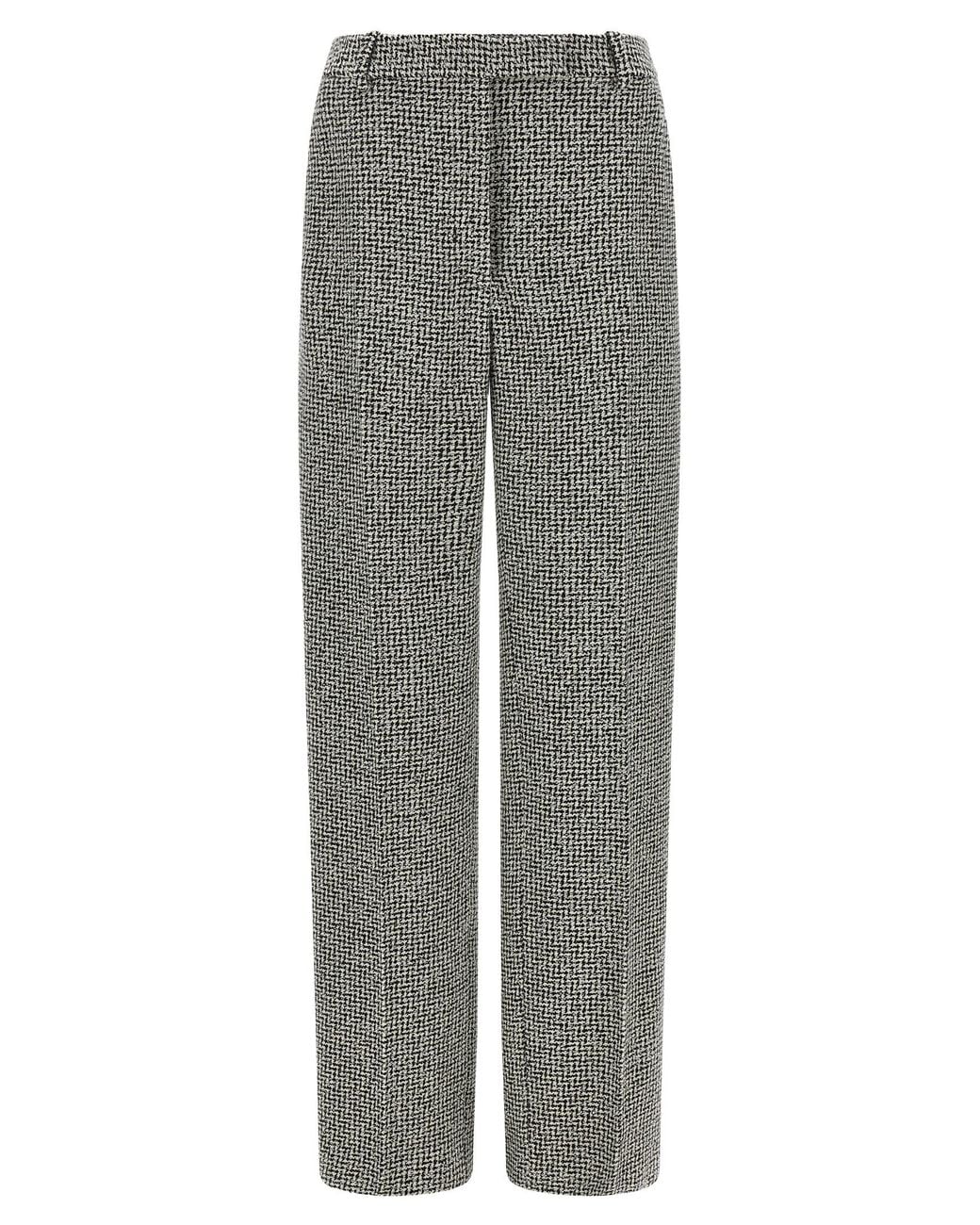 Tom Ford Gray Houndstooth Pattern Pants