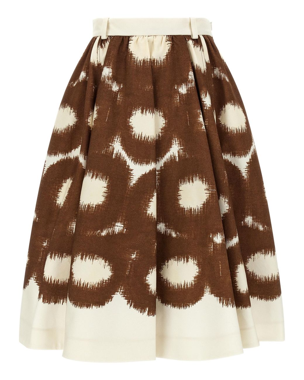 Prada Brown Canvas Skirt