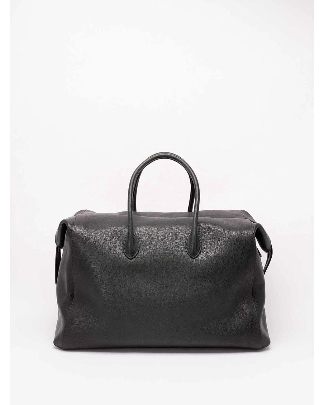 Santoni Black Duffle Bag for men