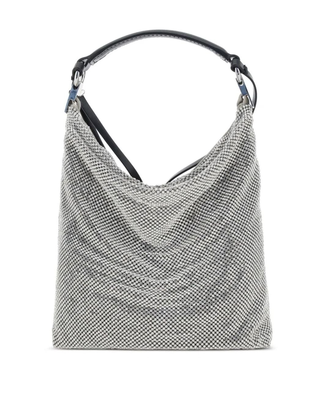 Benedetta Bruzziches Gray Bella Ciao Shoulder Bag