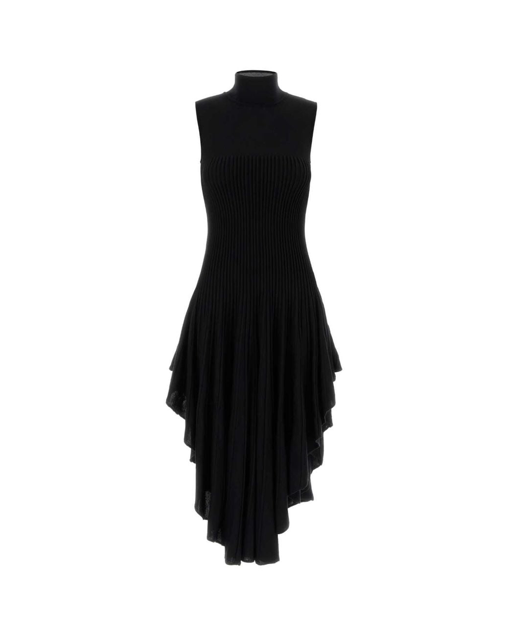 Alaïa Black Alaia Triangle Dress 3D Sculpting Knit