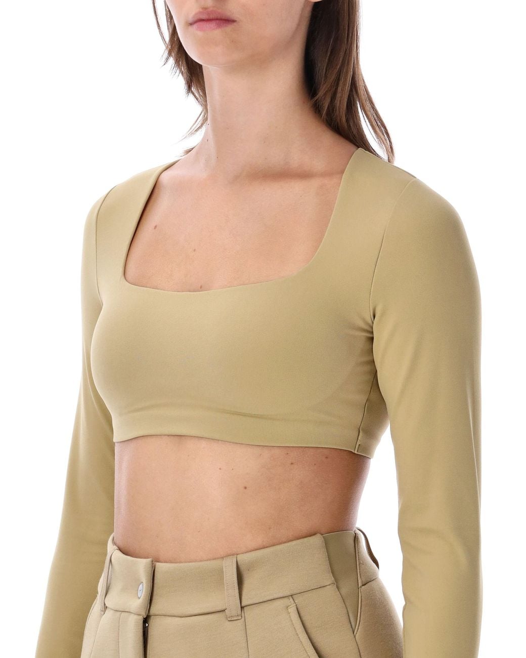 Nike Natural Zenvy Long-Sleeve Sports Bra