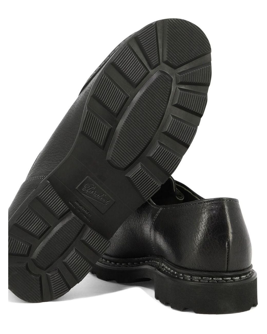 Paraboot Black Michael Leather Loafers for men