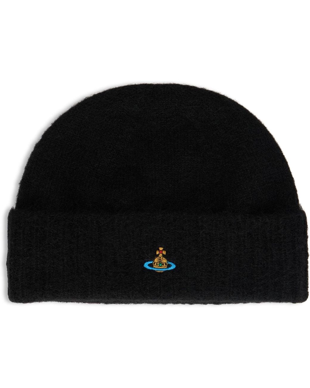 Vivienne Westwood Black Knitted Hat