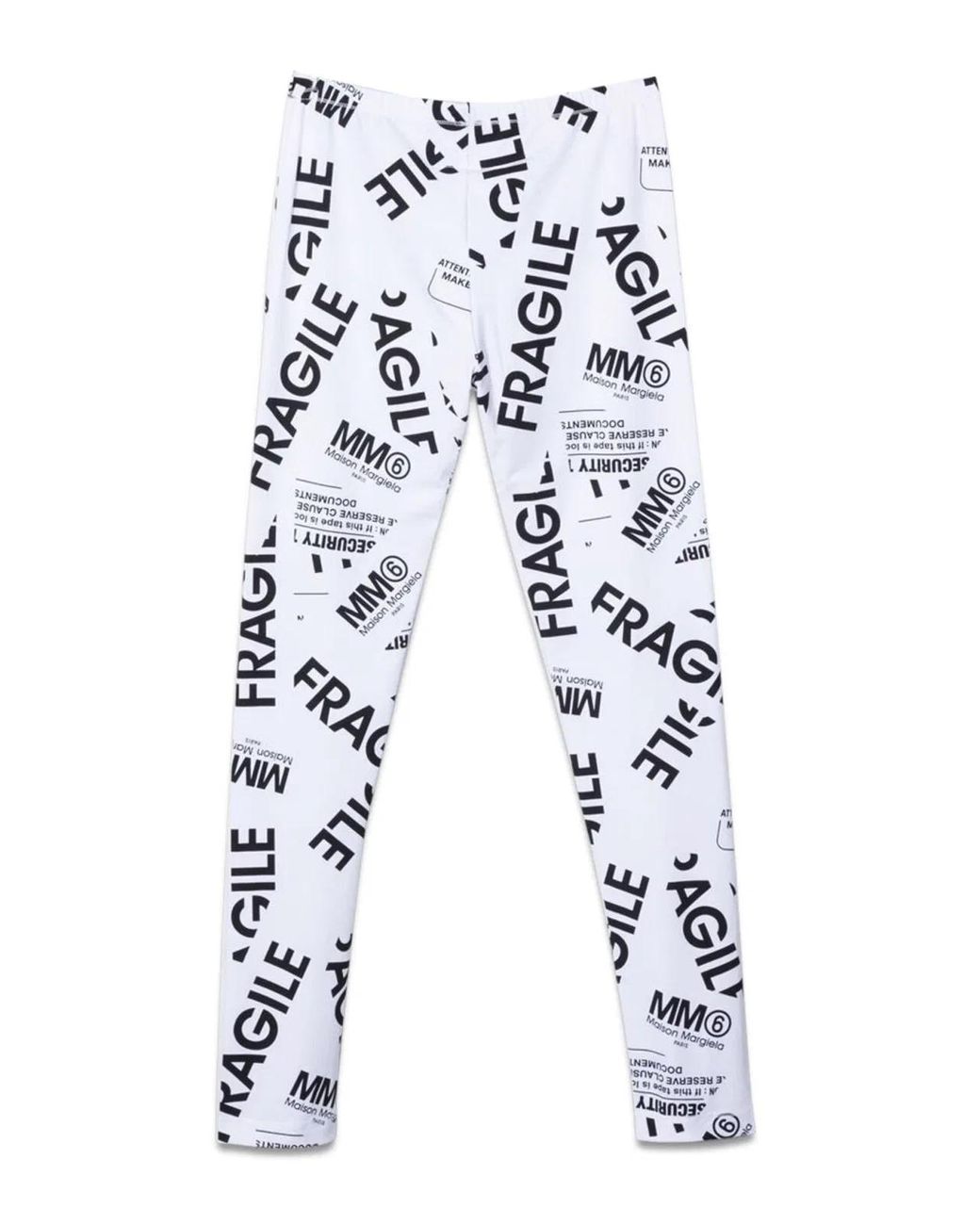 MM6 by Maison Margiela White Pantaloni