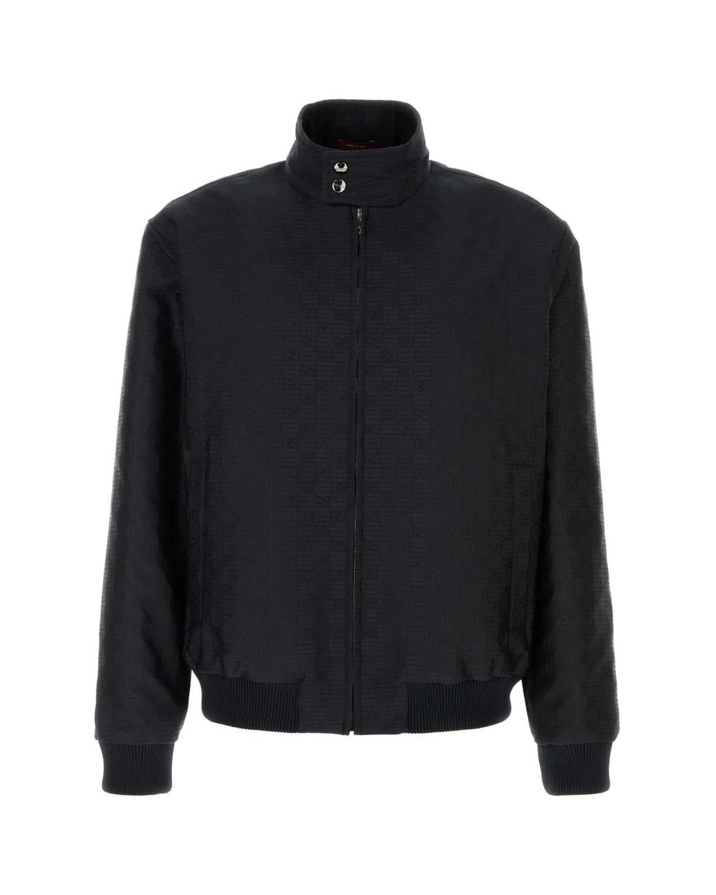 Gucci Black Mock Collar Jacket
