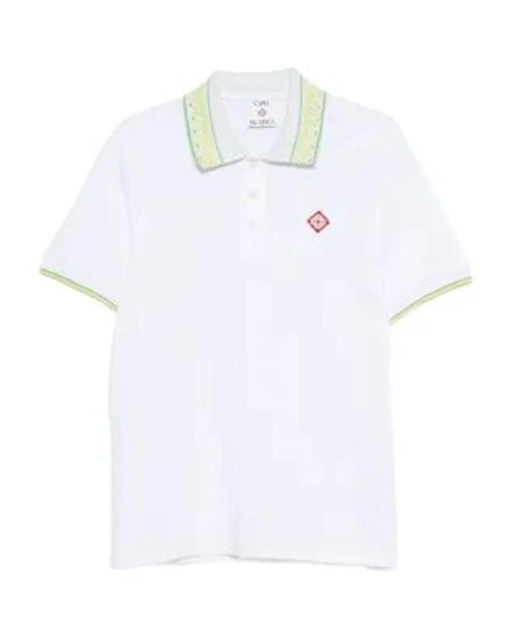 Casablanca White Pique Shirt for men
