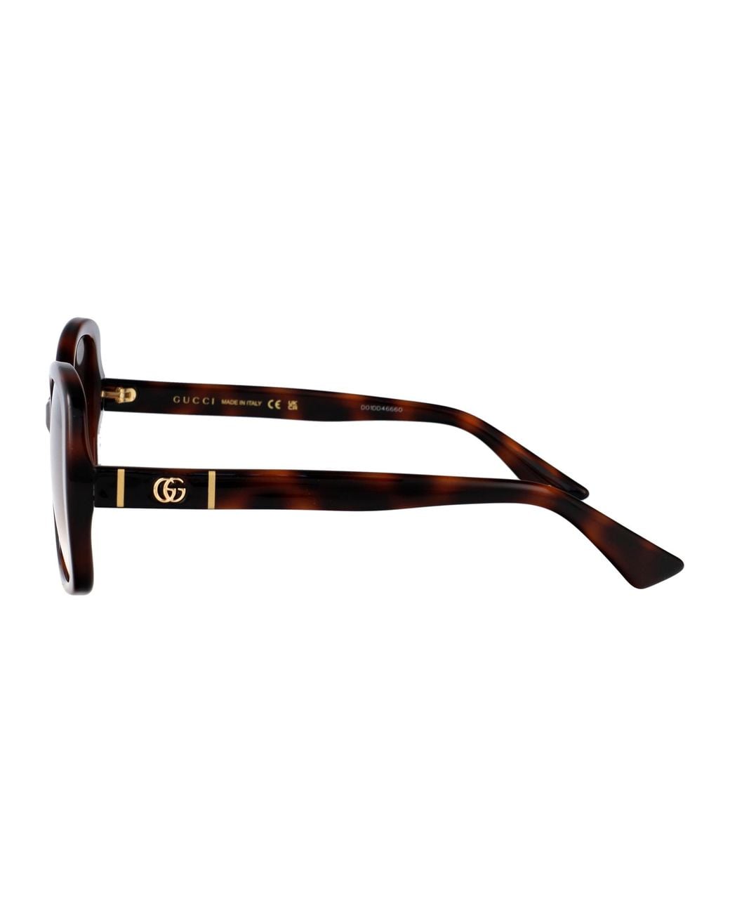 Gucci Brown Acetate Havana Sunglasses