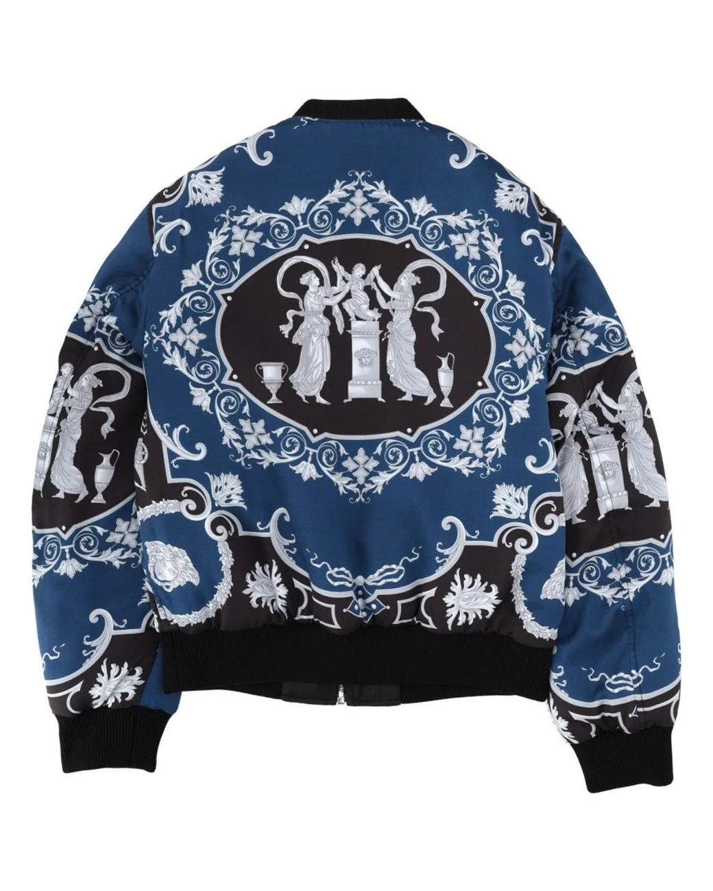 Versace Blue Nylon Sports Jacket for men