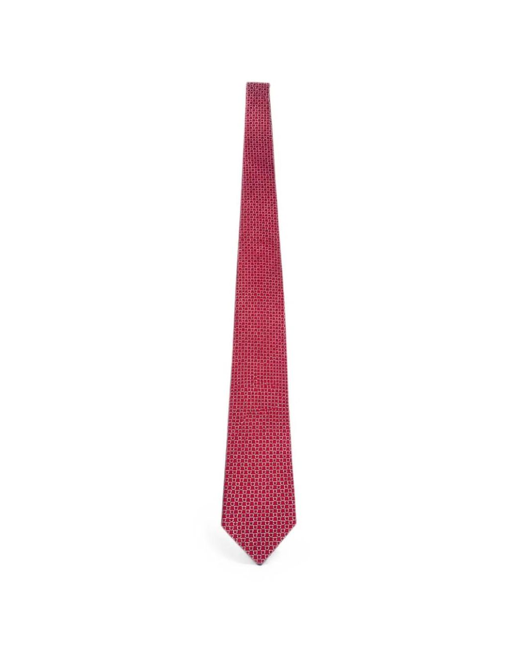 Ferragamo Red Silk Tie for men