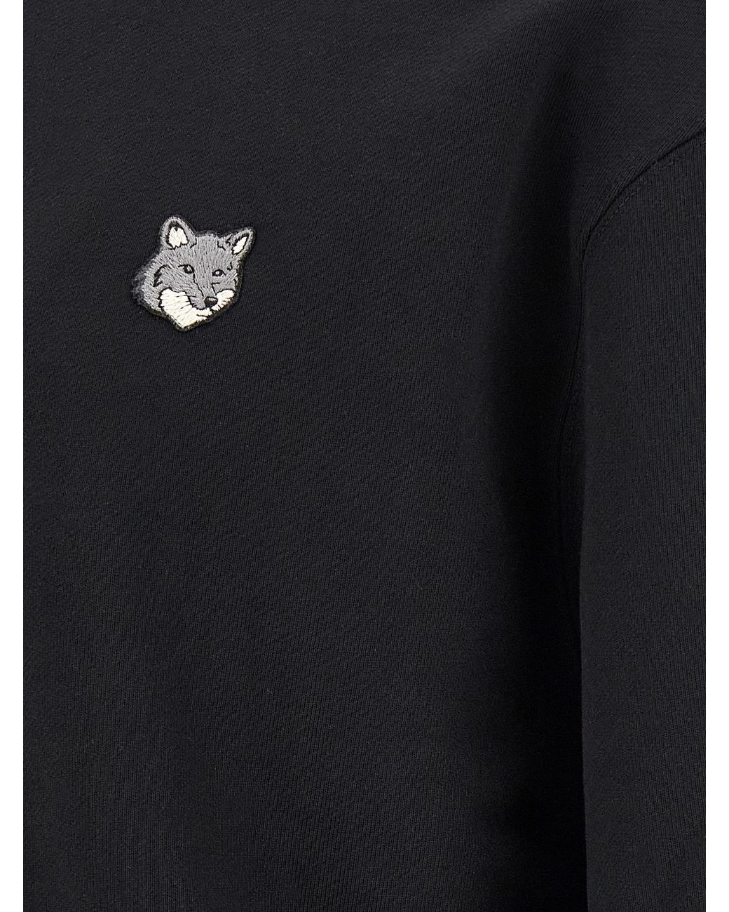 Maison Kitsuné Blue 'Fox Head' Sweatshirt for men