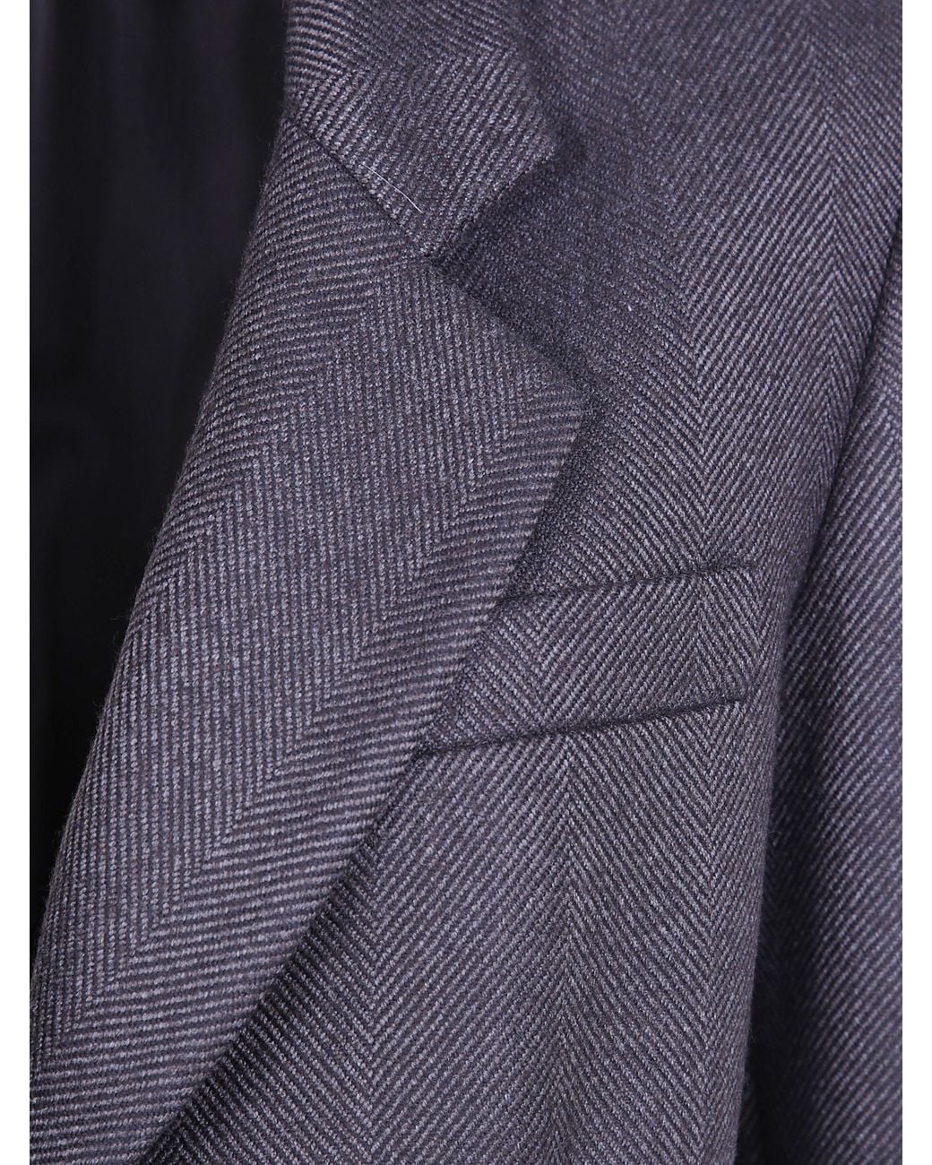 DR. HOPE Blue Singlebreasted Long Coat