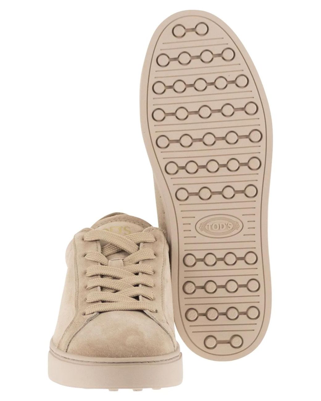 Tod's Brown Suede Leather Trainers