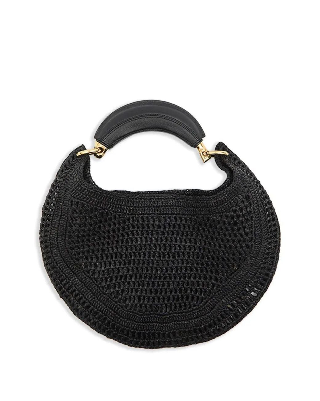 Chloé Black Summer Banana Hobo Bag