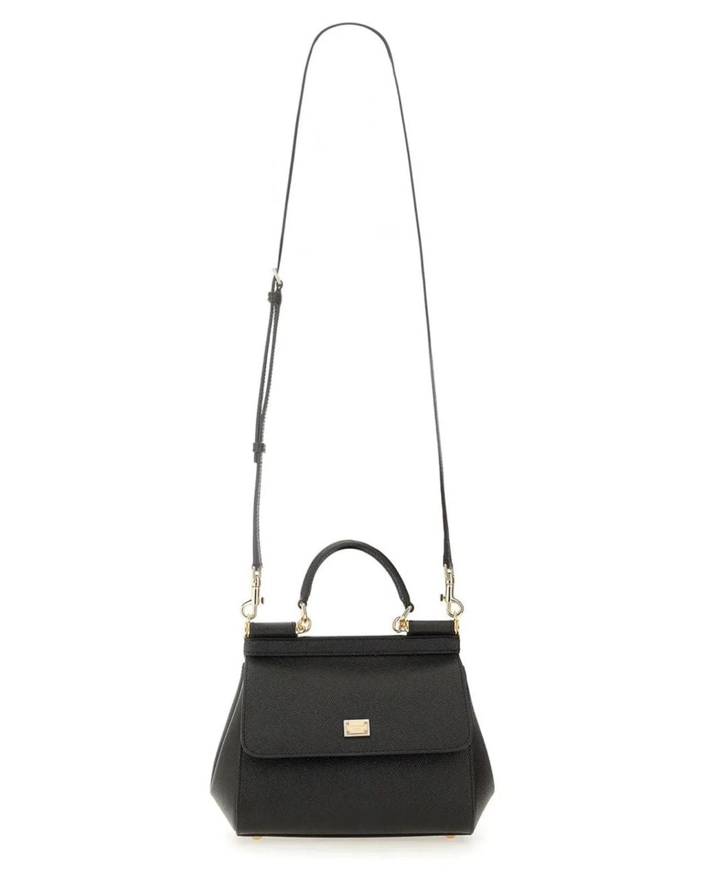Dolce & Gabbana Black Dolce & Gabbana Borsa "Sicily" Medium
