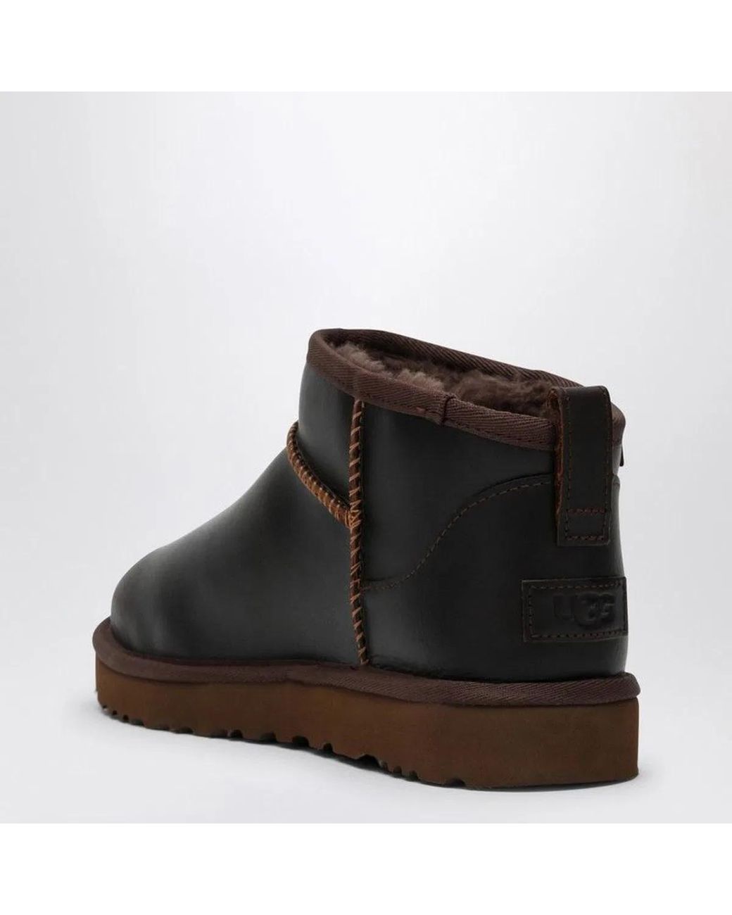 Ugg Black Classic Ultra Mini Ironwood Boot