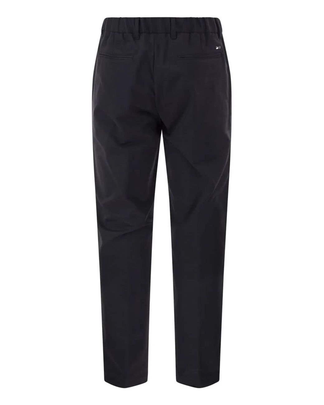 Herno Blue Technical Fabric Drawstring Trousers for men