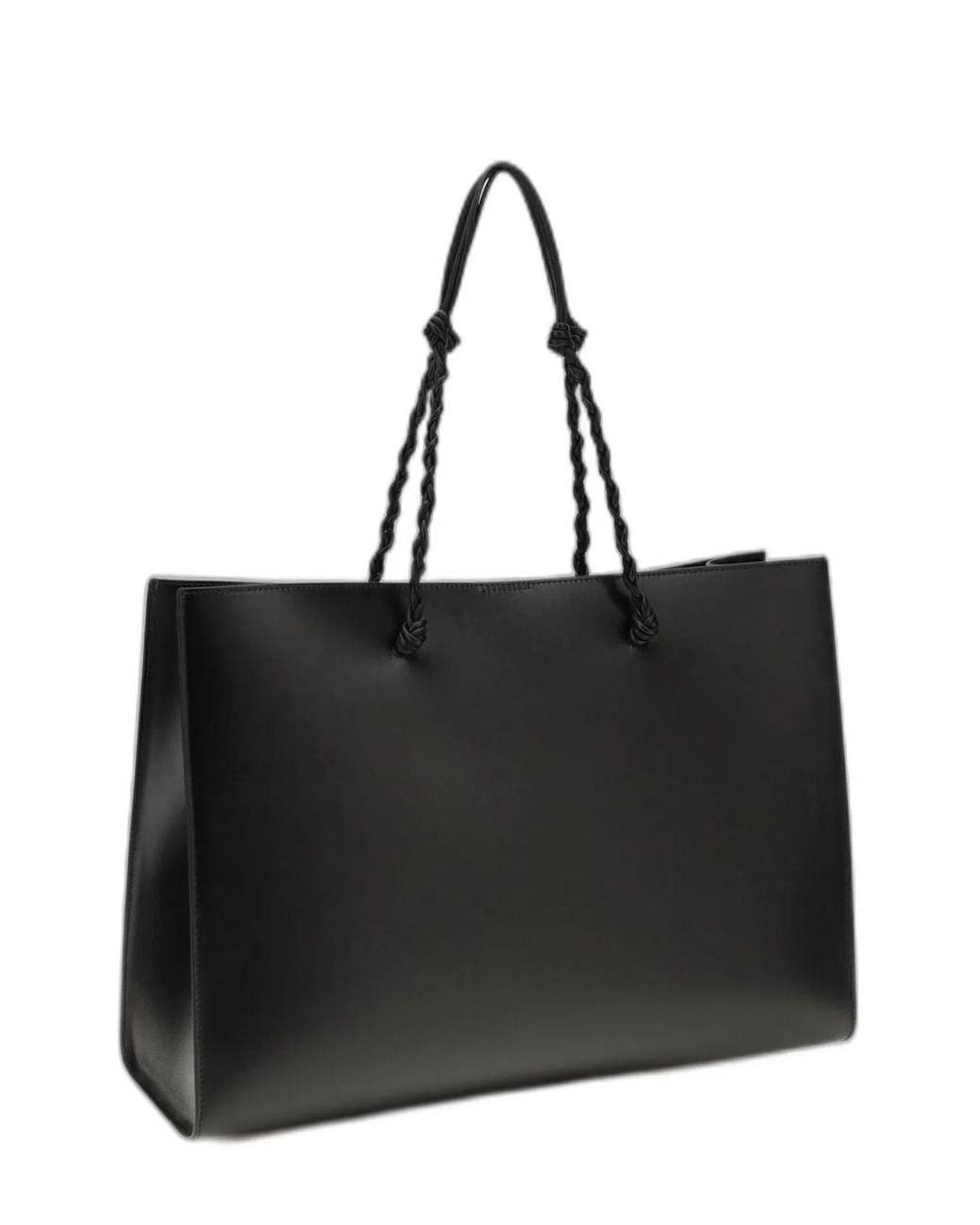 Jil Sander Black Tangle Tote Bag
