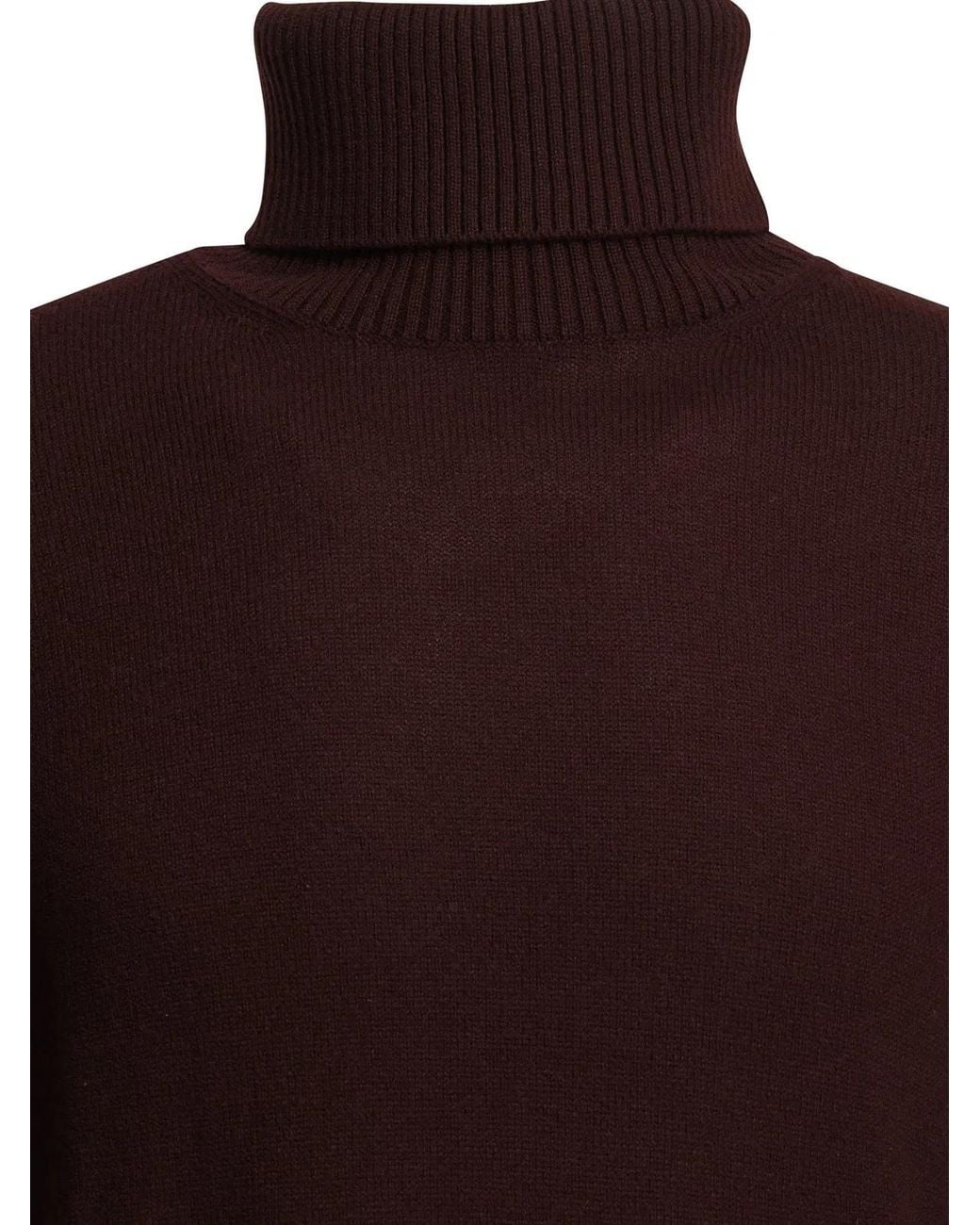 Altum Brown Cashmere Turtleneck Sweater for men