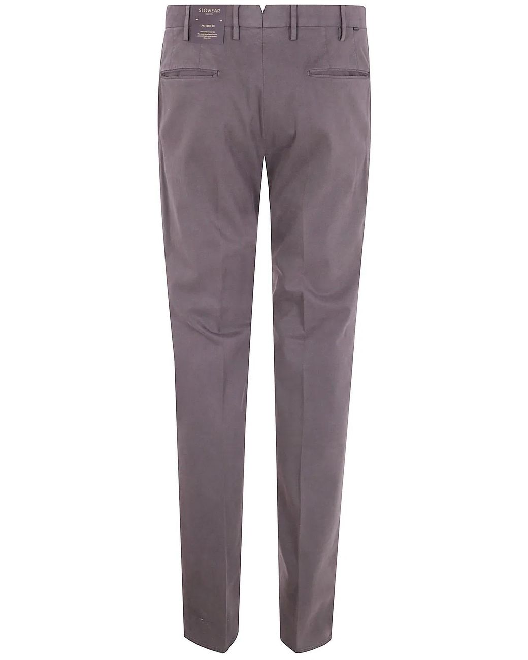 Incotex Purple "Chino Slim Fit" Trousers for men